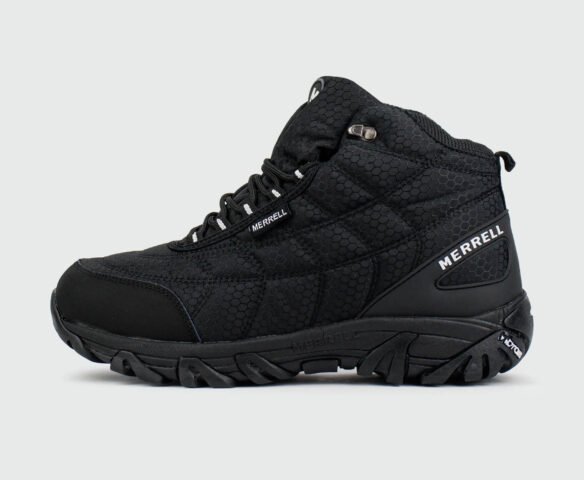 Зимние ботинки Merrell Ice Cap Mid Black with Fur