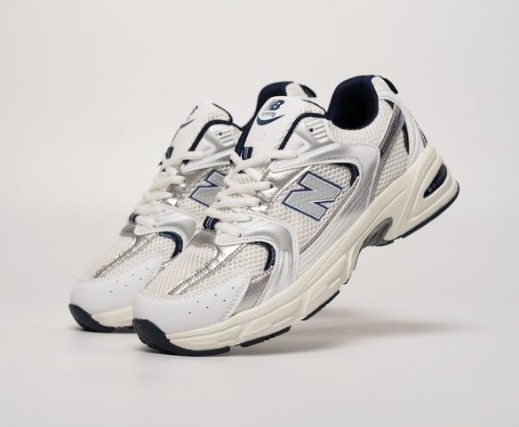 New Balance 530 white lthr